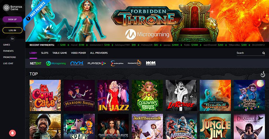 BonanzaGame Casino - Twoje miejsce na wygrane BonanzaGame Casino - Twoje miejsce na wygrane