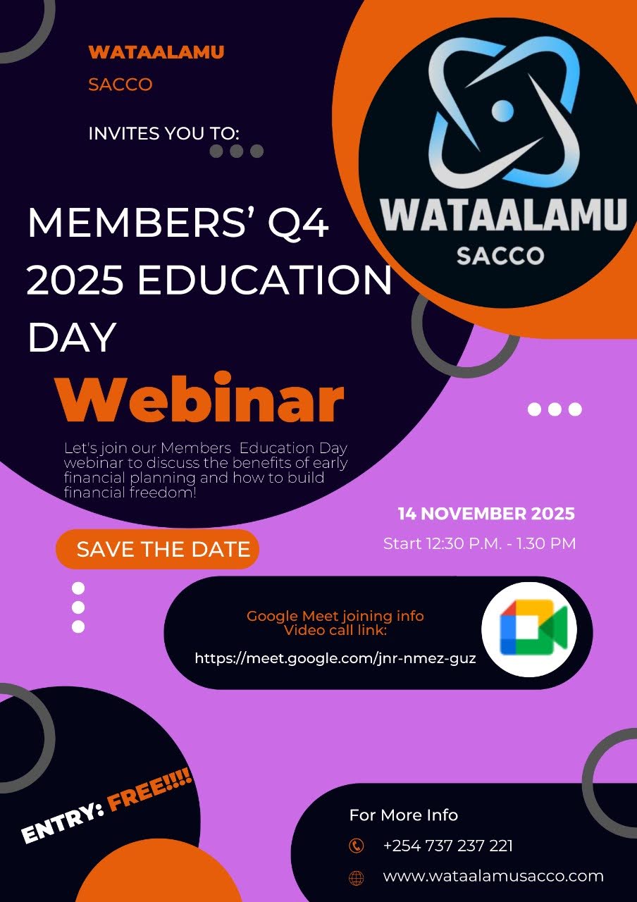 Wataalamu SACCO - Members Q4 2025 Education Day